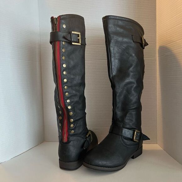 JOURNEE COLLECTION SPOKANE KNEE HIGH BOOTS 7 - Picture 1 of 12